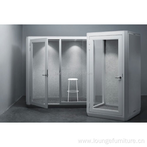 Customized Double soundproof office phone booth, privacy pod